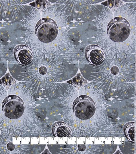 keepsake calico fabric stars silver metallic grey|Calico Keepsake Silver Metallic Quilt Fabric .